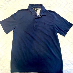 Boys Navy Volcom polo shirt